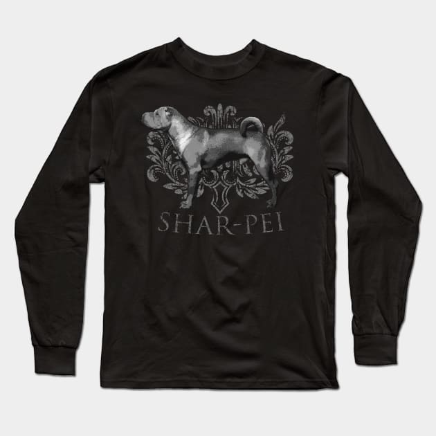 Shar-Pei Long Sleeve T-Shirt by Nartissima